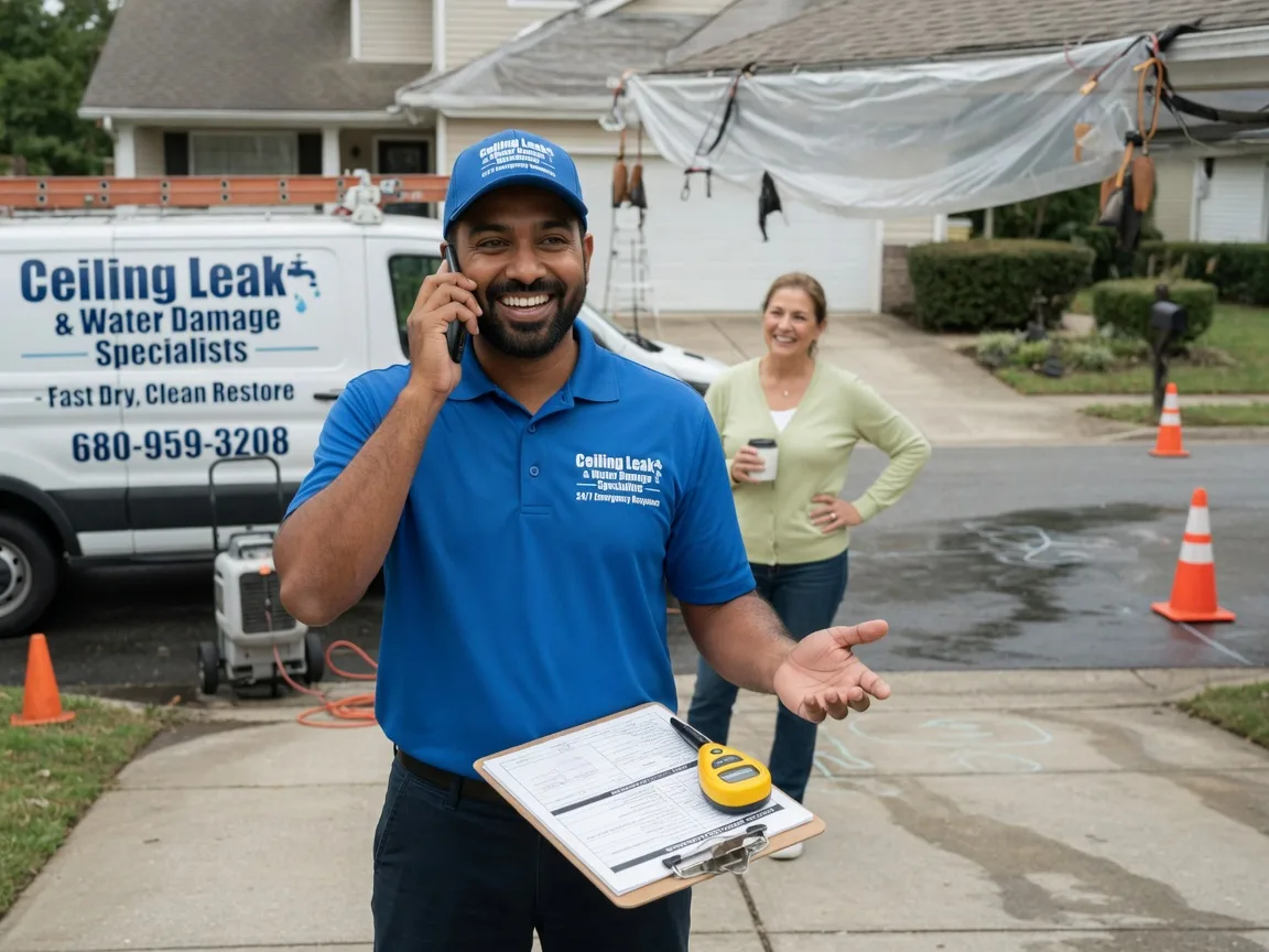 Ceiling Leak Cleanup Arapahoe, WY FAQs